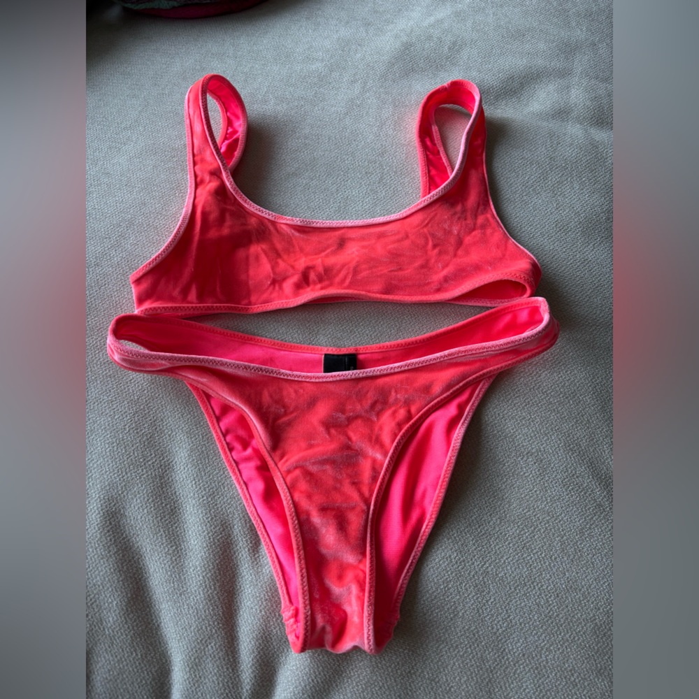 Neon triangl bikini